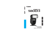 Flash Canon speedlite 580EXII