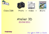 Atelier 3D